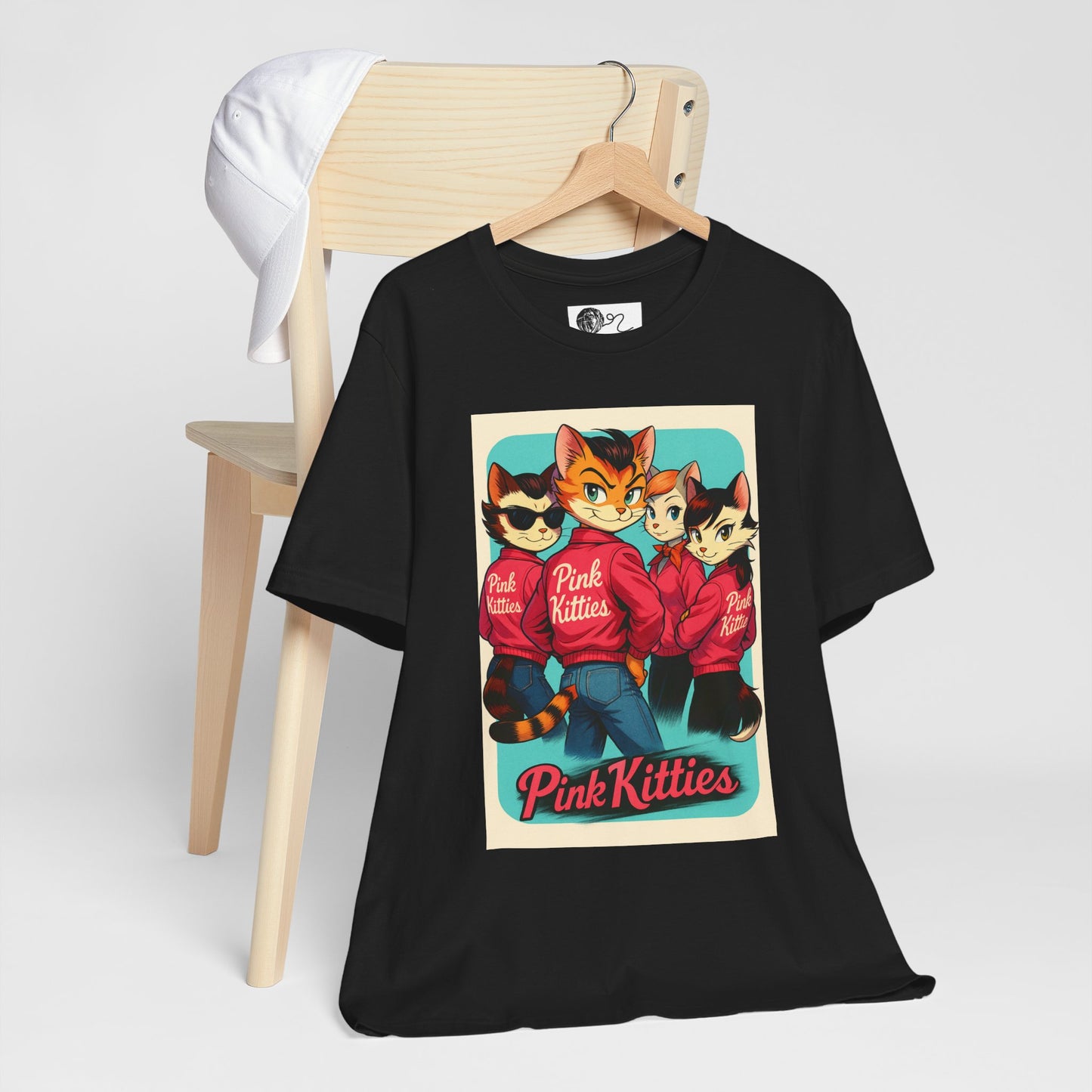 Pink Kitties Unisex Tee - Sleeky Cats Collection