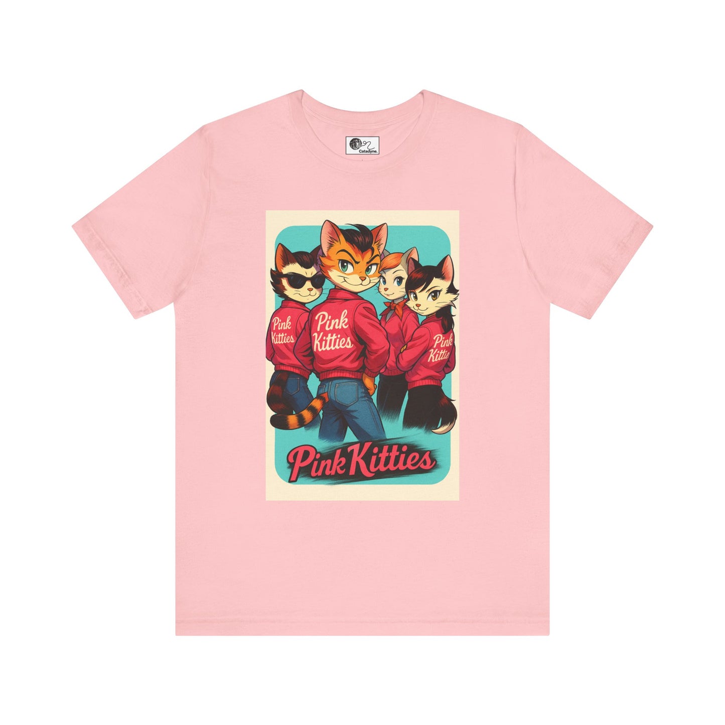 Pink Kitties Unisex Tee - Sleeky Cats Collection