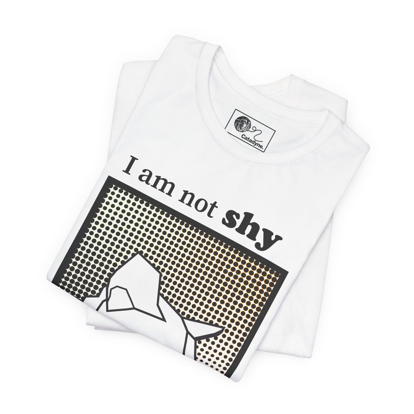 Socially Awkward Cat Tee, Funny T-Shirt, Cute Cat Apparel, Gifts for Introverts, Unisex Graphic Top, Quirky Humor Shirt