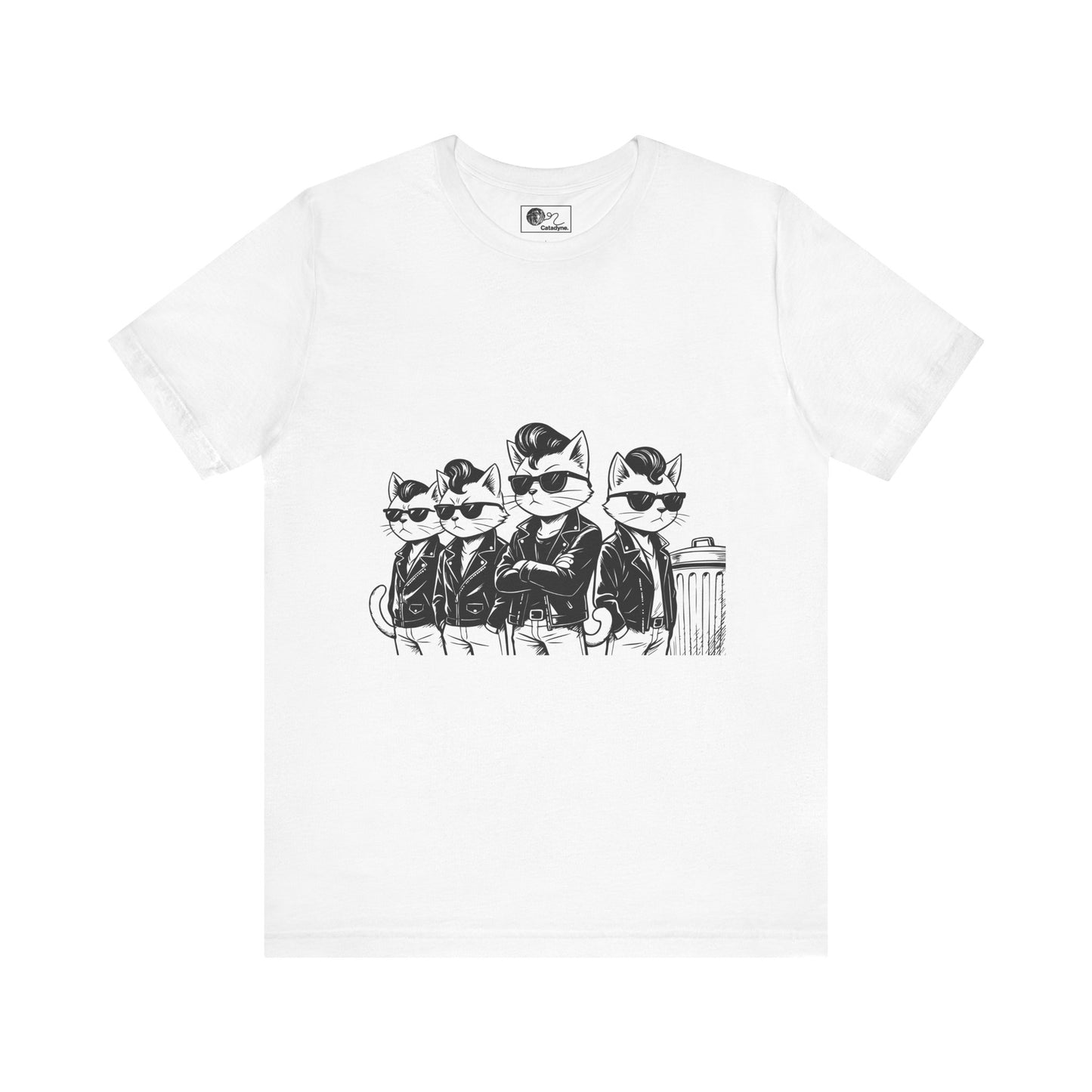 Sleeky Cats Unisex Tee - Feline Rock 'n' Roll Rebels Collection