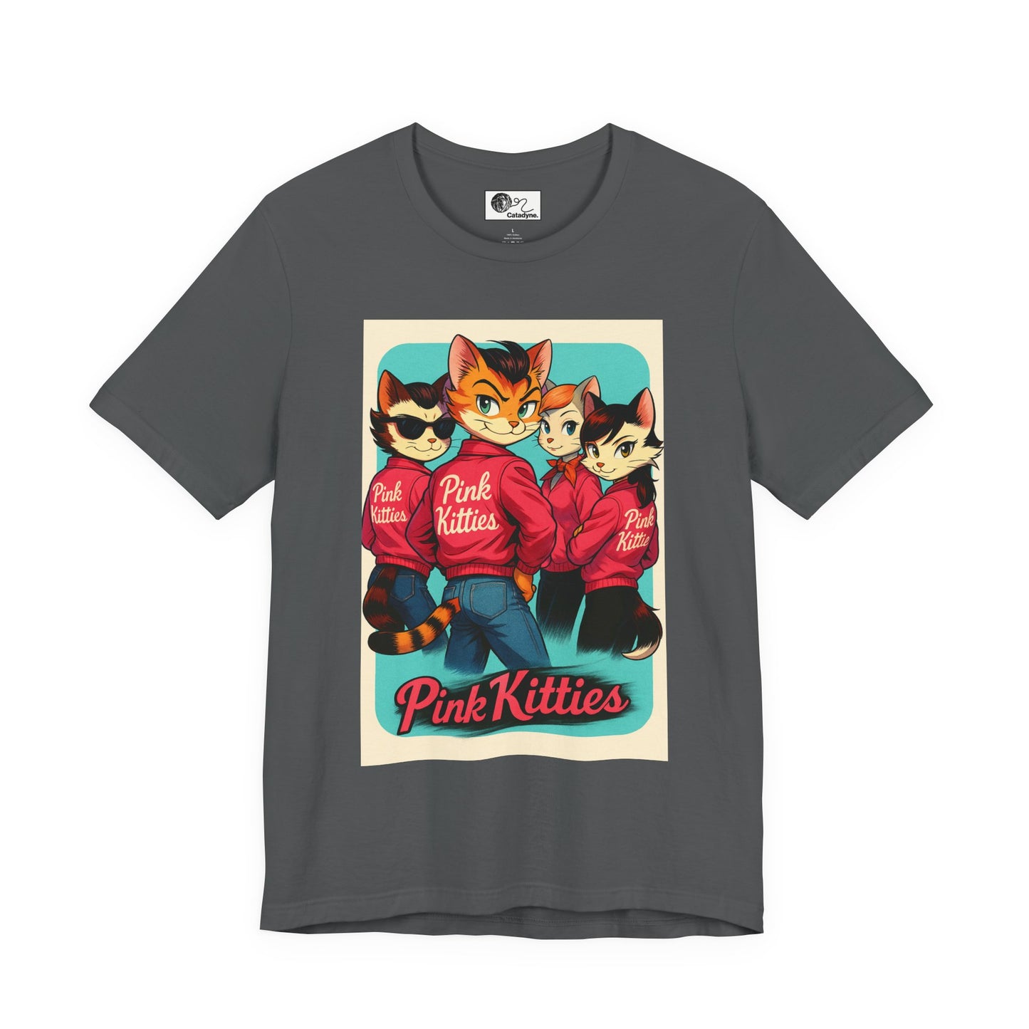 Pink Kitties Unisex Tee - Sleeky Cats Collection