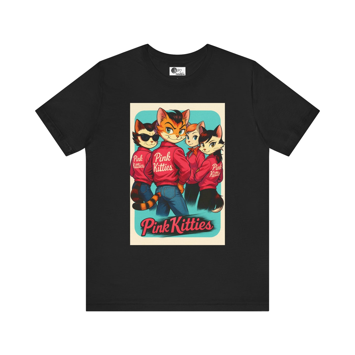 Pink Kitties Unisex Tee - Sleeky Cats Collection