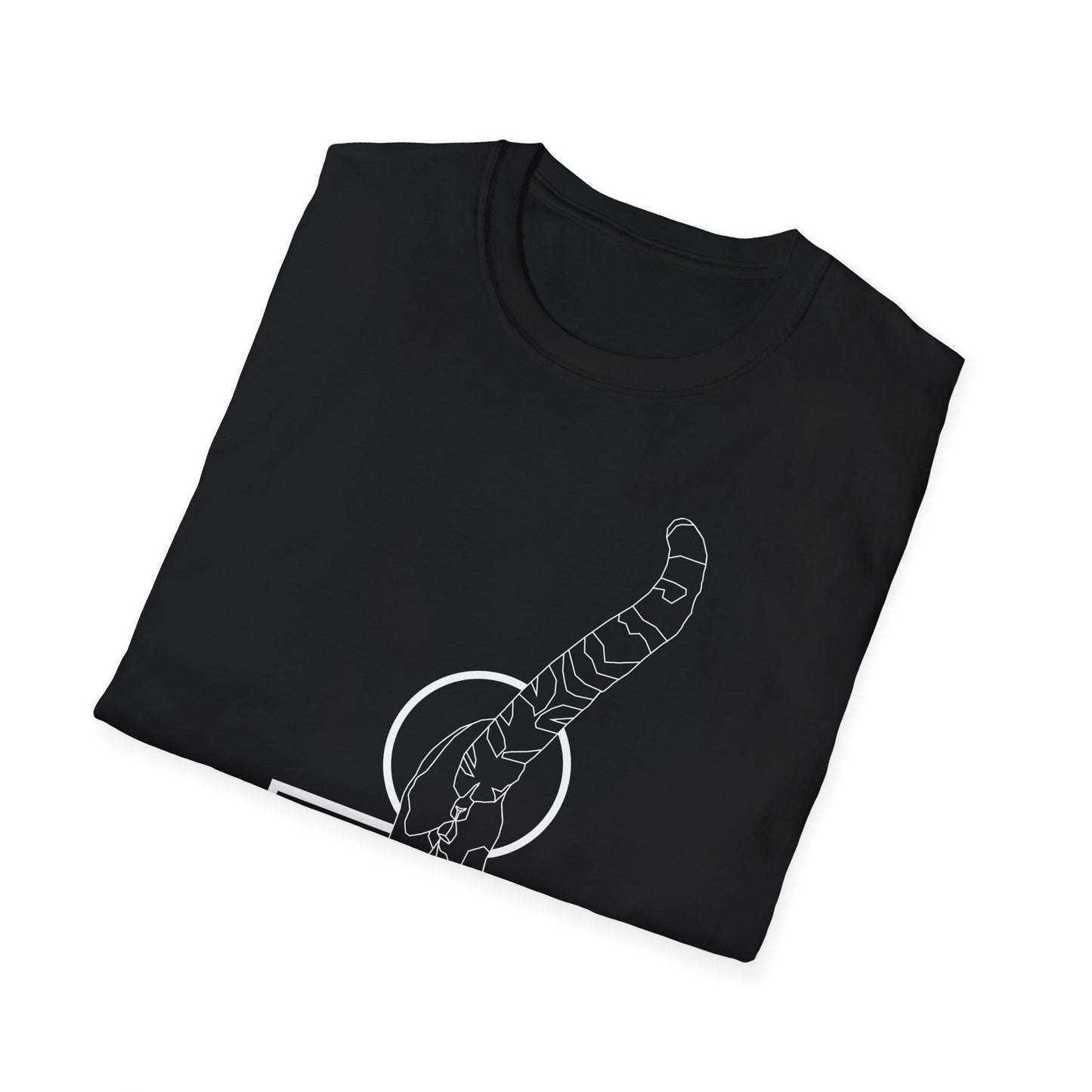 Cat Butt Minimalist T-Shirt, Funny Kitty Tee, Unisex Softstyle Shirt, Cat Lover Gift, Humorous Graphic Tee