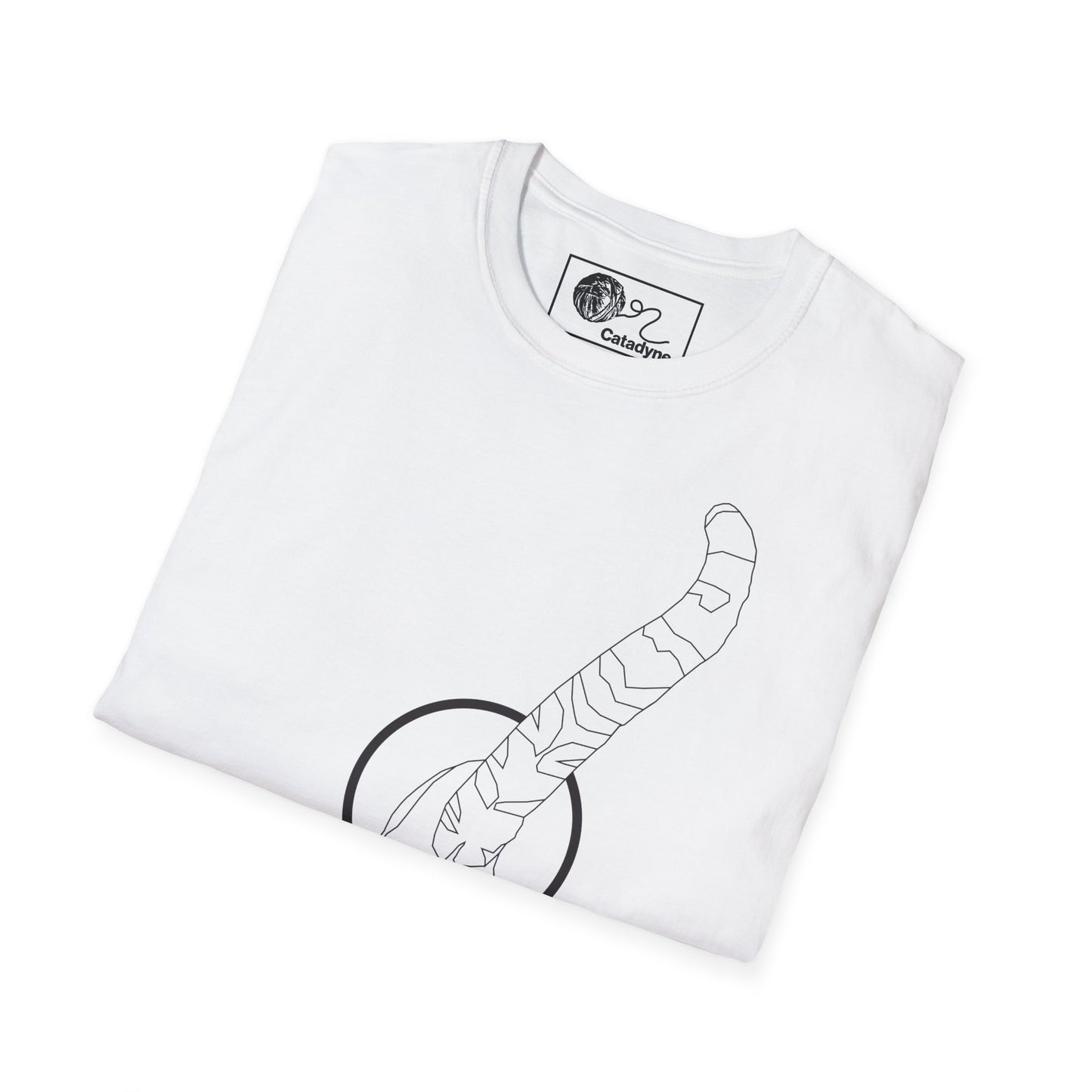 Minimalist Cat T-Shirt - Modern Line Art Cat Tee - Geometric Graphic Shirt - Artsy Cat Lover Gift