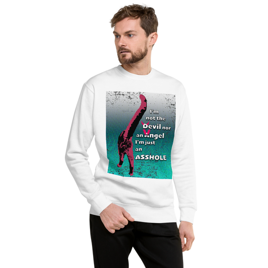 Fallen Angel Kollektion – „Just an Asshole“ Unisex Premium Sweatshirt
