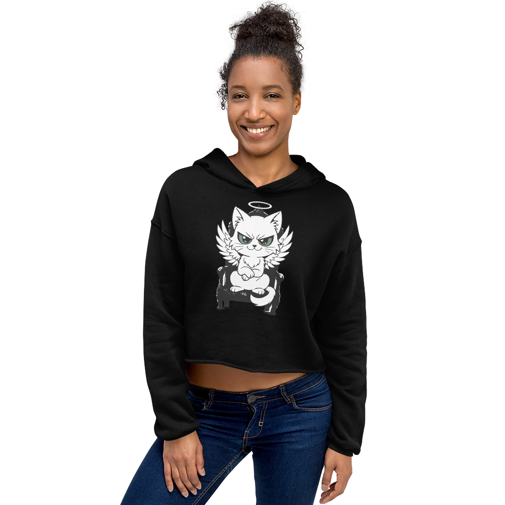 Fallen Angel Collection Crop Hoodie