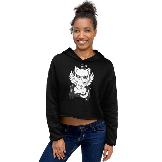 Crop-Hoodie aus der Fallen Angel Kollektion